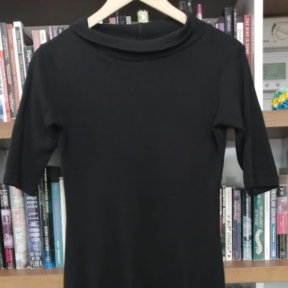 Super Spy Dress! Black Pencil Mid Century by Heartbreaker (now Heart by Haute) - Picture 3 of 3